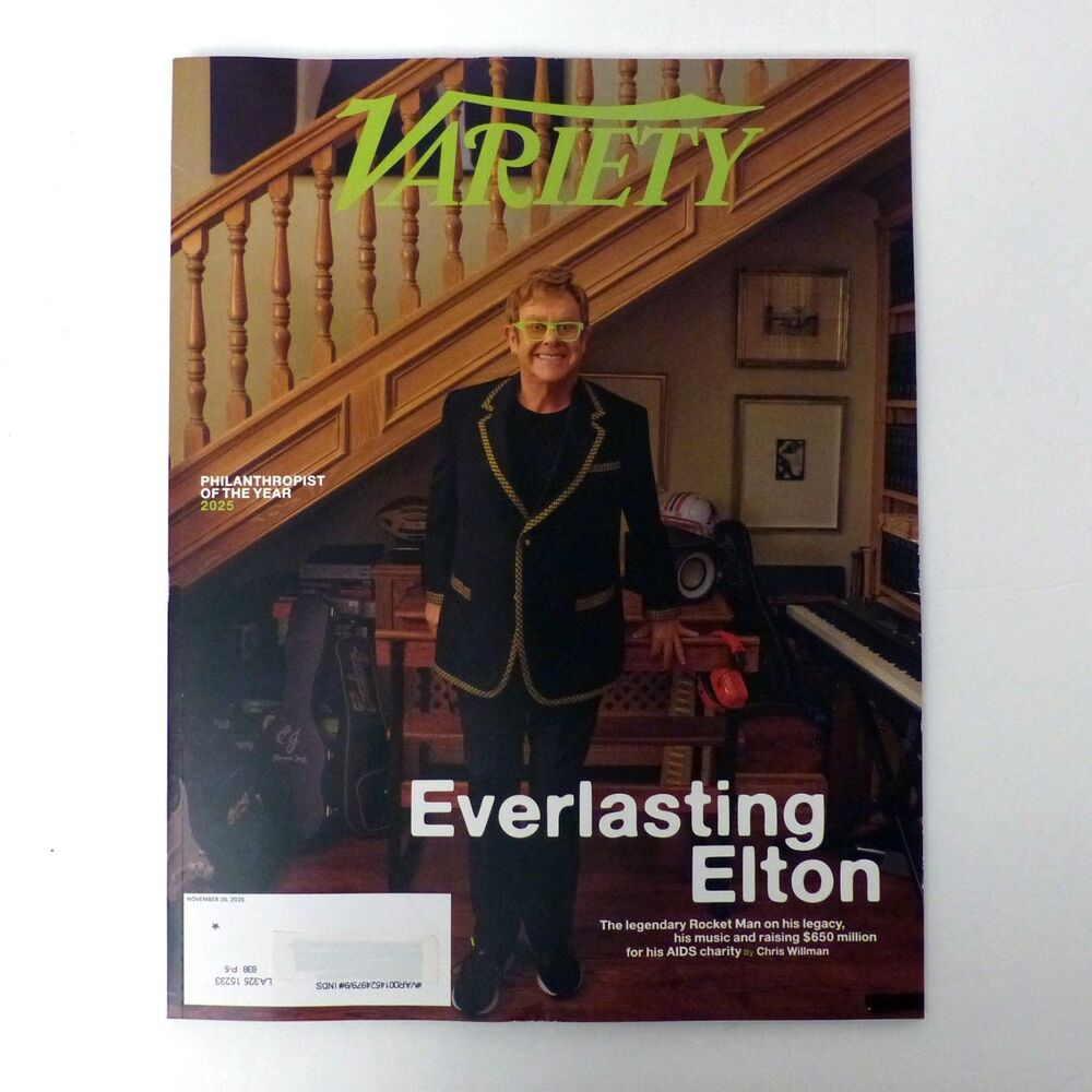 Variety November 26 2025 Elton John Everlasting Elton FYC No Other Choice